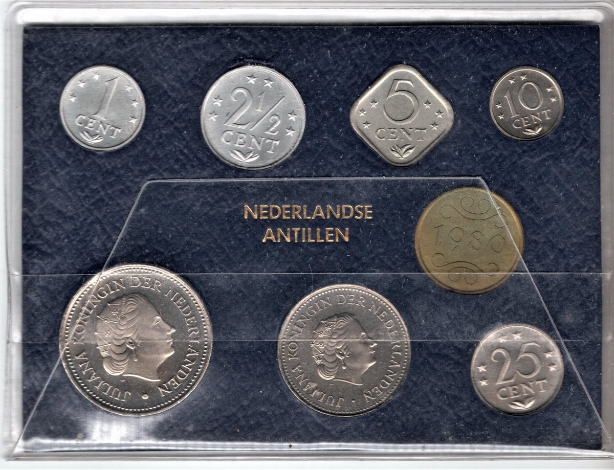 Nederlandse Antillen Muntset 1980